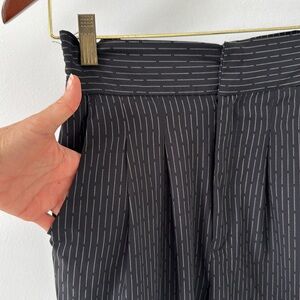 Lark Plus Gray Black Pants w/ Vertical Dotted Lines – Size Medium